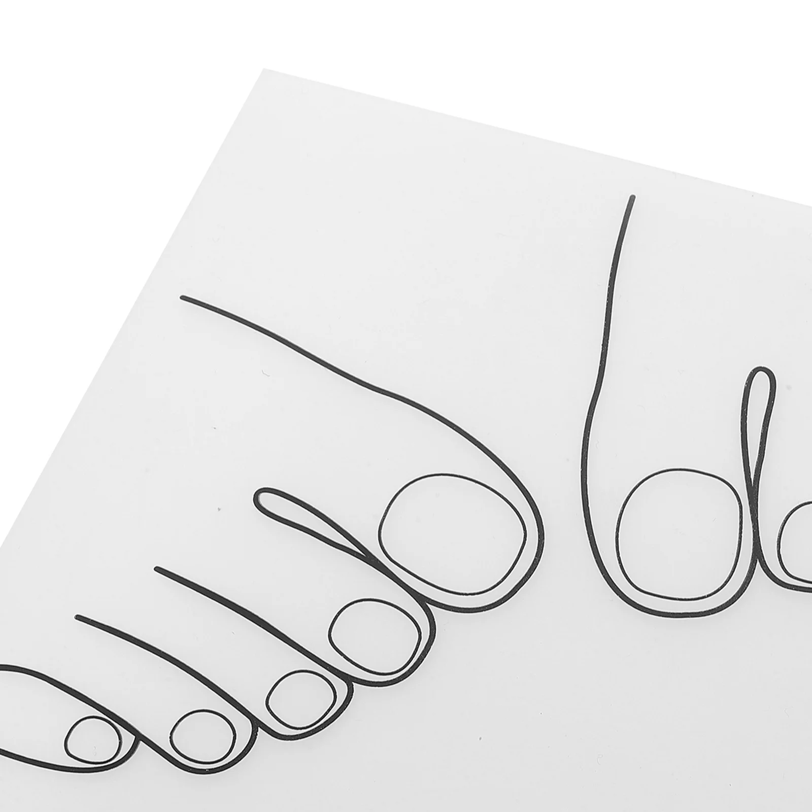 

Nail Art Stamping Mat Silicone Stamping Plate Manicure Mat Black Color Combo Testing Nail Polish Practice Pad Table Cover (B