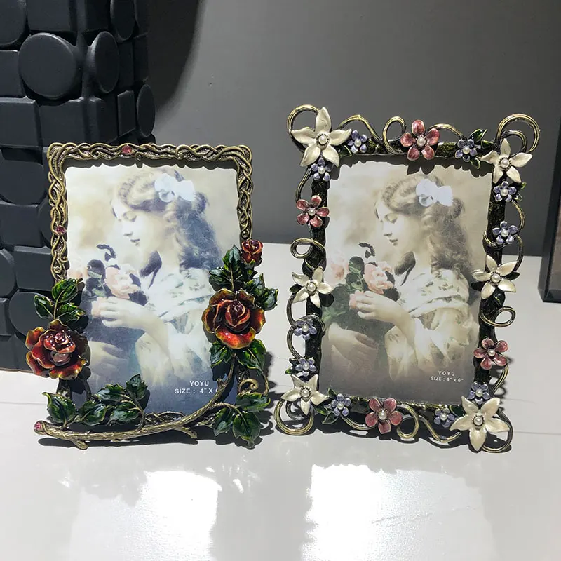 

Furniture for small-sized apartments creative personalized wedding photo desktop table decorative painting with printing photo