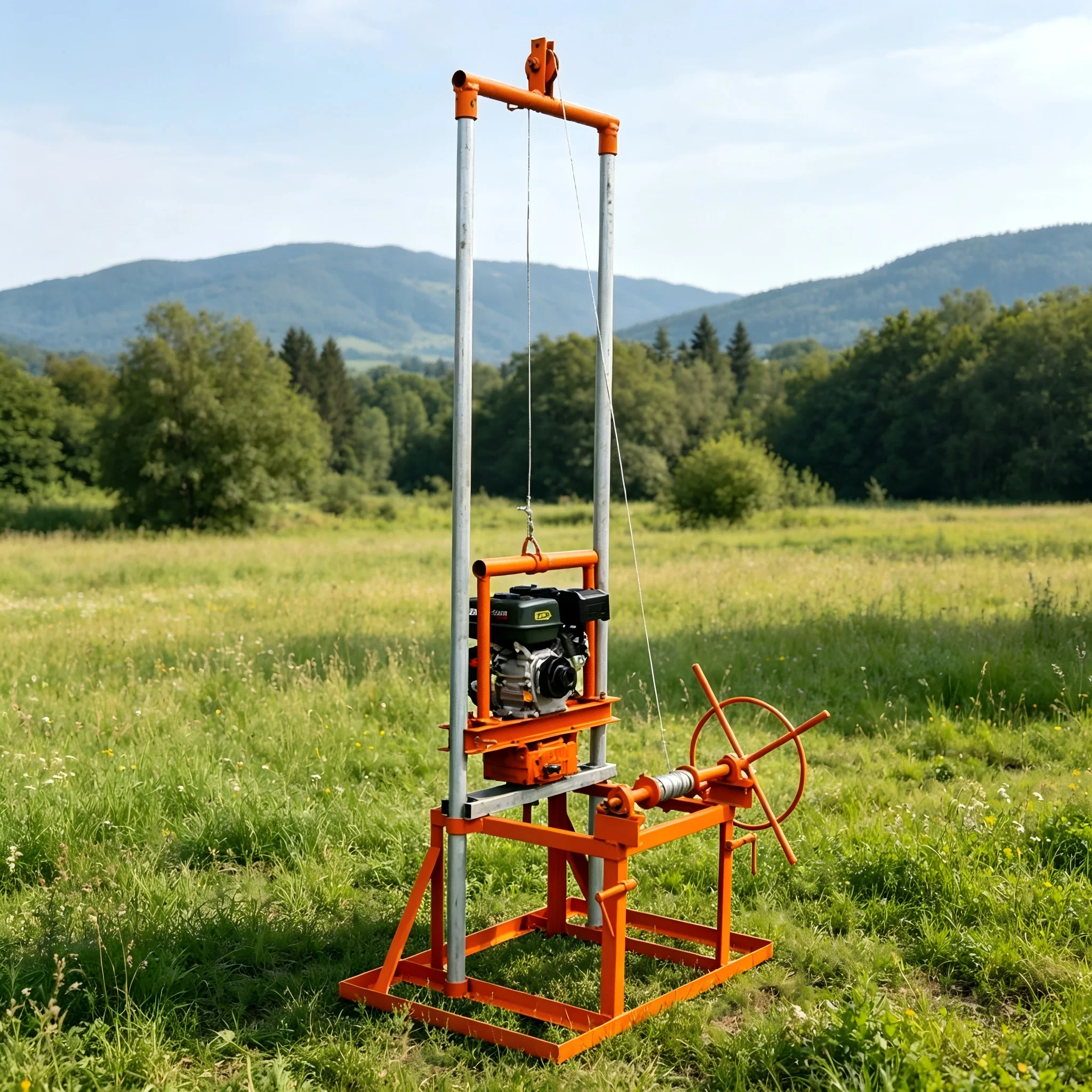 

Customized 80m Rotary Agricultural Water Well Drill Rig with Premium Quality for Sale