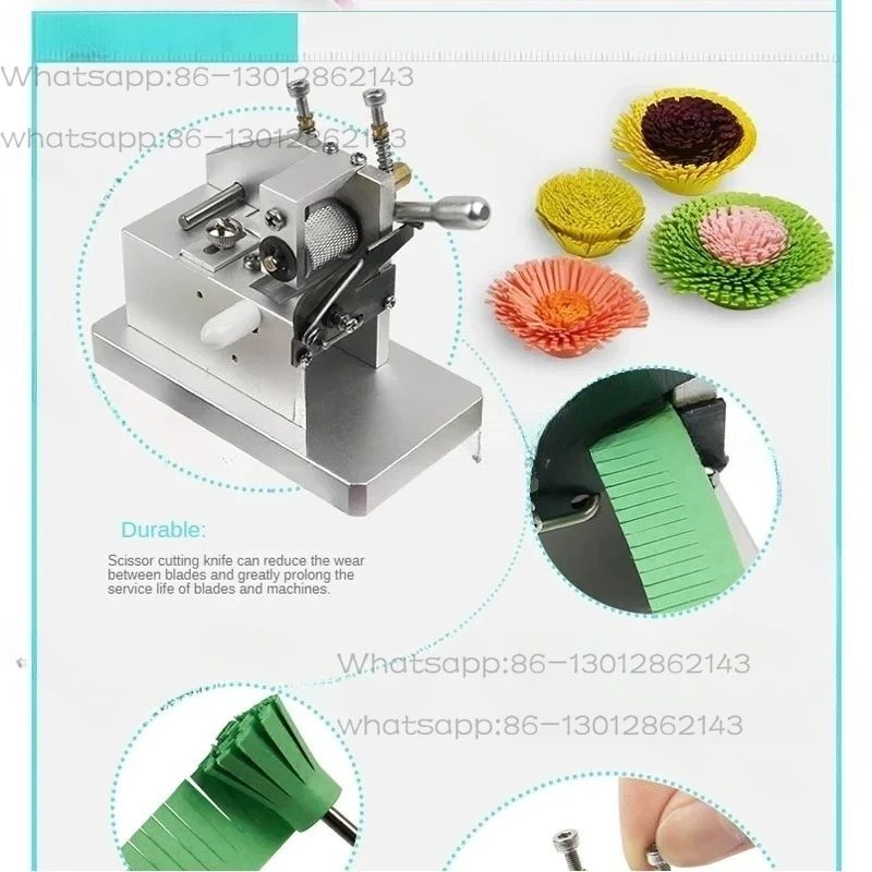 Suitable for Manual Paper Quilling Machine Tassel Paper Craft 3D Handmade Color Paper Cutting Roller Flower Making Tool