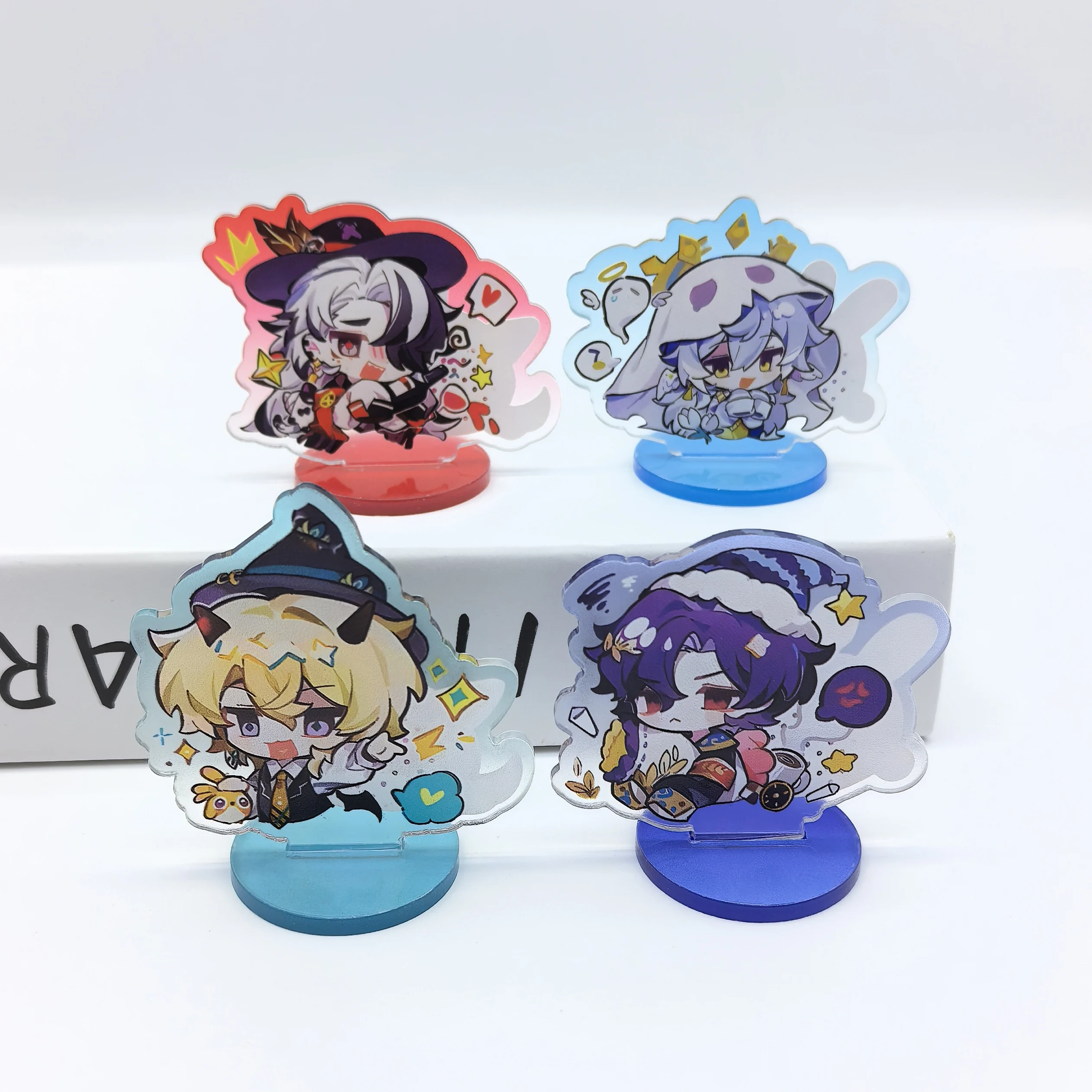 1Pc Anime Games Honkai: Star Rail Sunday Aventurine Dr. Ratio Boothill Cute Mini Cartoon FiguresPlaque Room Desktop Decoration