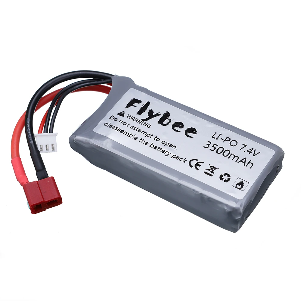 ترقية 7.4V 3500mAh RC يبو بطارية ل Wltoys 12428 12423 RC سيارة feiyue 03 Q39 الطرق الوعرة أجزاء 7.4V 2S RC اللعب البطارية