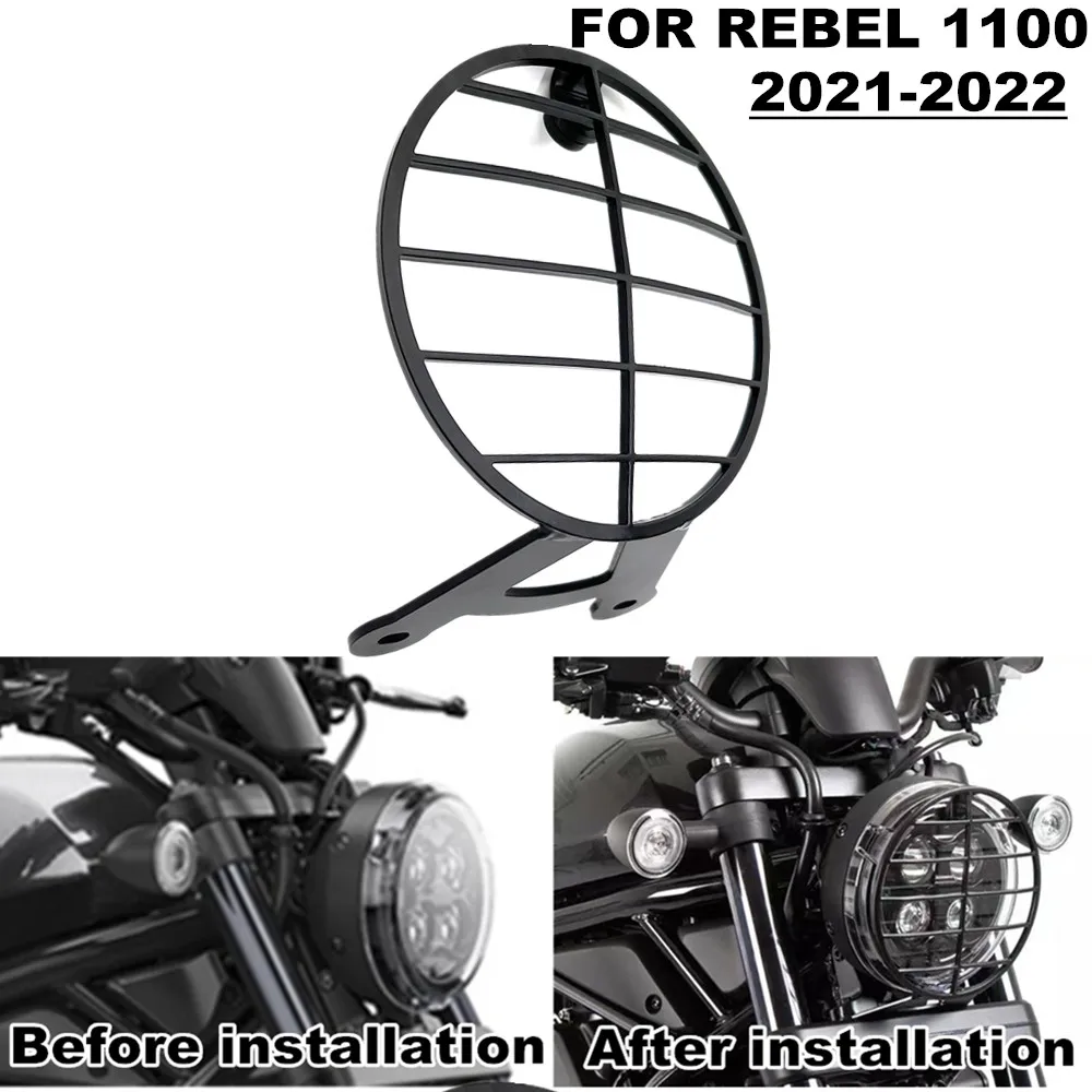 

For Honda Rebel 1100 CMX 1100 DCT headlight cover rebel1100 cmx1100 grille guard guard grille 2021 2022 2023 2024
