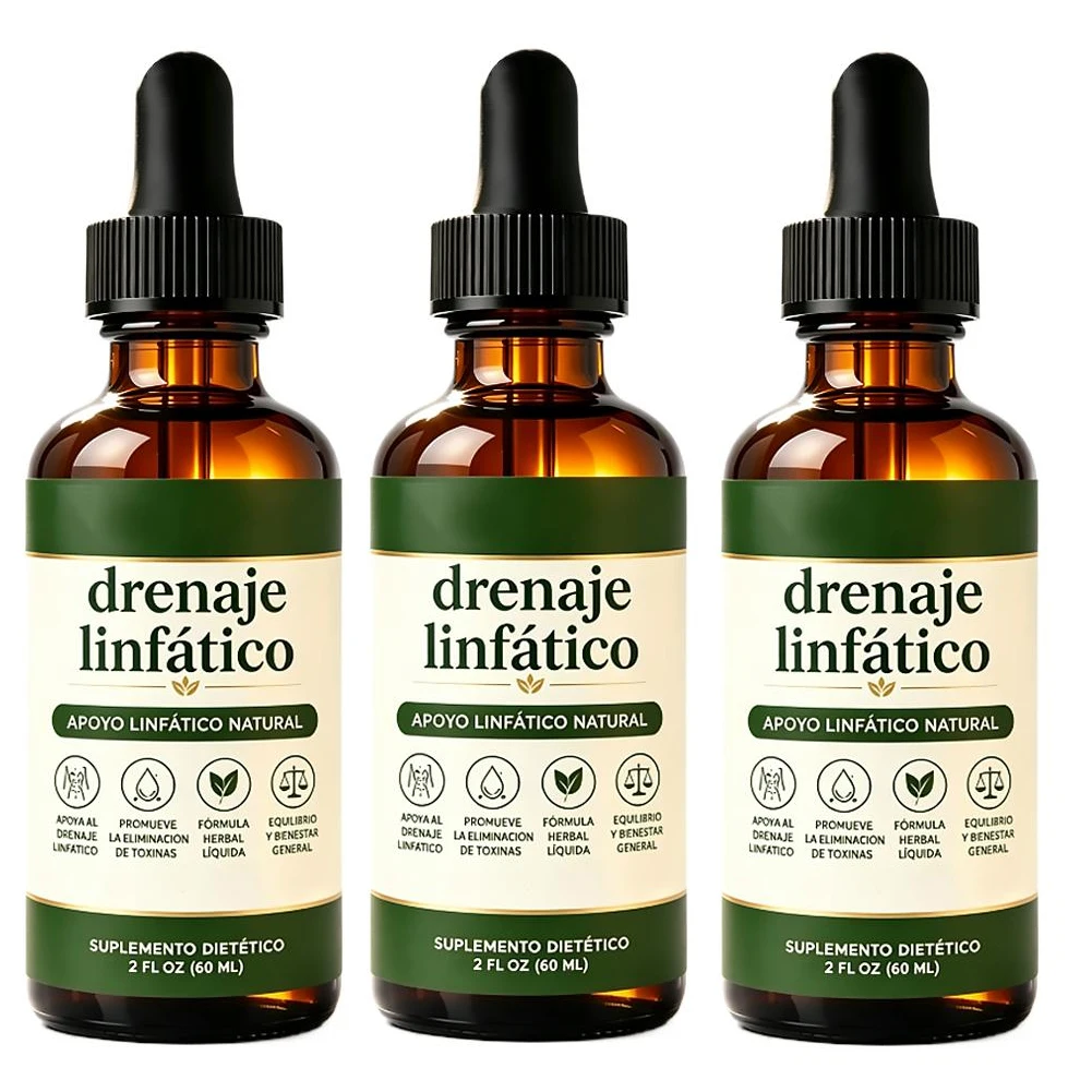 Natural Lymphatic Drainage Support Drops 59/60ml,Body Balance Supplement for Fluid Retention & Swelling, Herbal Formula