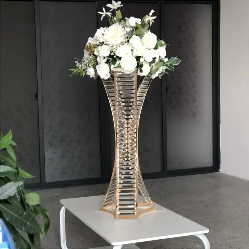Acrylic Table Centerpieces 80 CM Pillar Road for Wedding Party Vase Diy Decorations Wedding Decor