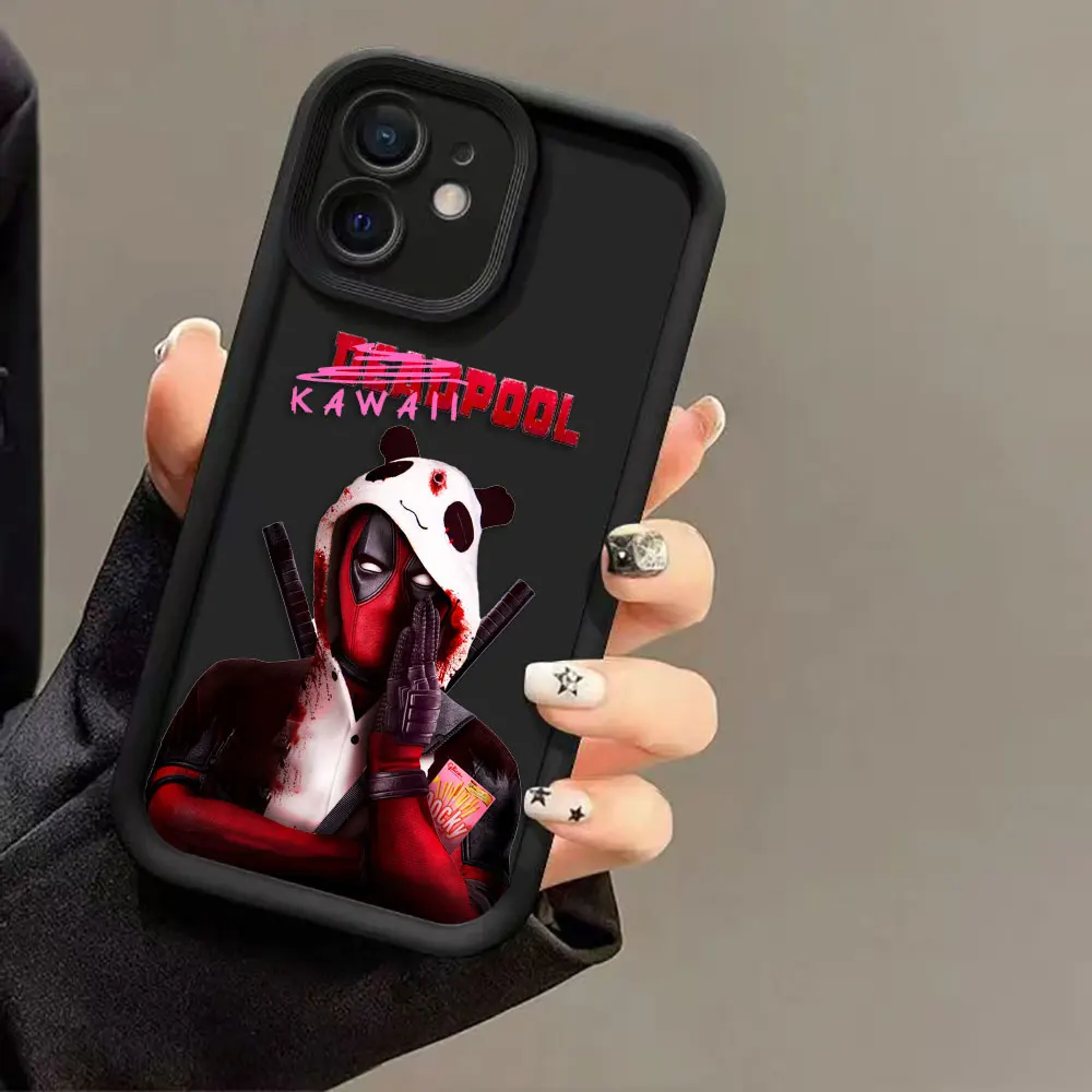 Casing Ponsel Sampul Marvel Villain Deadpool untuk OPPO RENO 2F 2Z 5 5F 6 7 7Z 8 8Z 8T 10 11 11F 12 12F 13 13F 14 LITE PRO PLUS