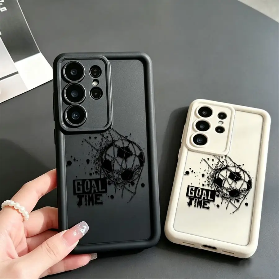 Phone Cover Case for Samsung Galaxy S26 Ultra S25 Edge S24Ultra S20FE S25 S24 Plus S22 S21 S23 FE GOAL TIME