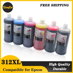 500ML 312XL 314XL 378XL 478XL 01U Refill Dye Ink for Epson Expression Photo HD XP-15000 XP-15010 XP-15080 Printer