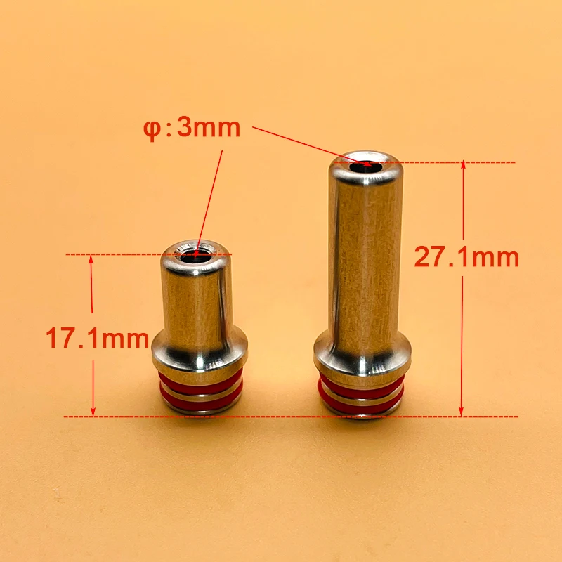 Vape 510 ponta de gotejamento para e-cigarro 510 thread rta rda atomizador 316 ss mtl vape acessórios