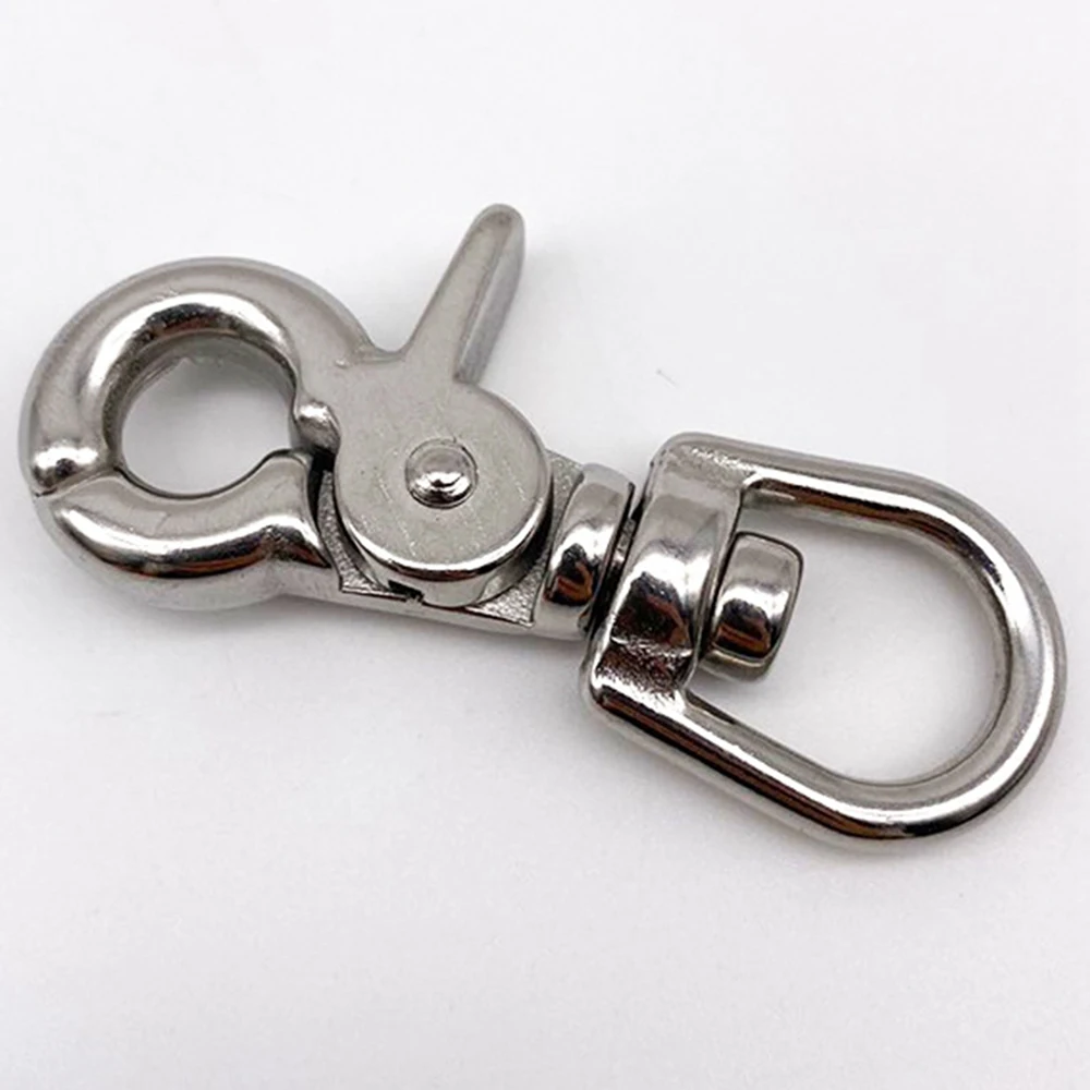 Borsa in tessuto Trigger Girevole Aragosta Catenacci Clip Moschettoni Tessuto Paracord Cordino Fibbie, 66X13mm 304