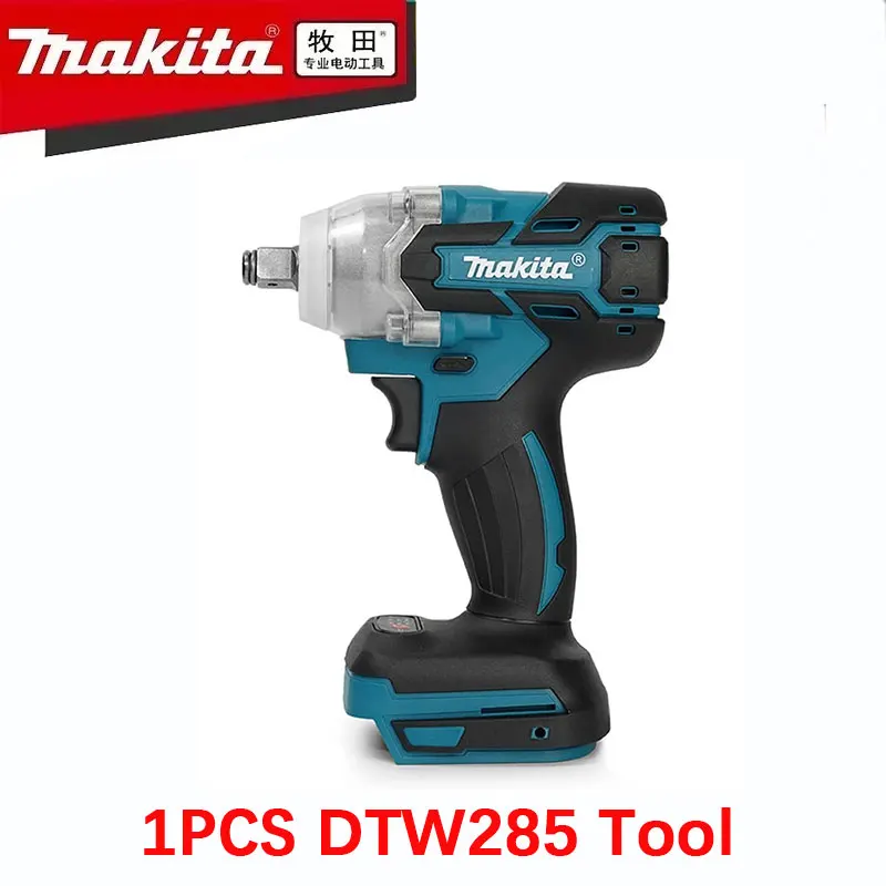 

DTW285 Makita Tools Impact Wrench Machine Brushless Cordless Electric Wrench Power Tools Rechargeable for Makita 18V Battery