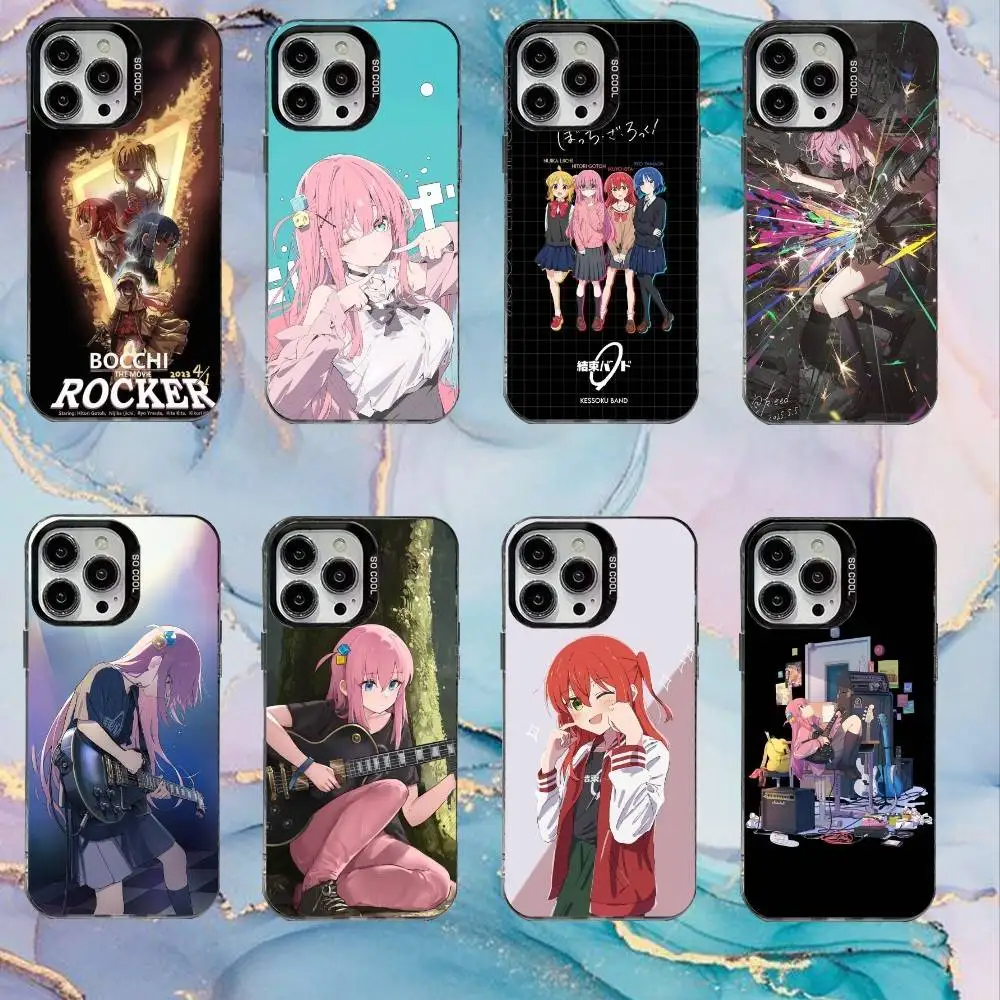 

B-Bocchi The R-Rock Phone Case For iPhone17,16,15,14,13,12,11 Plus,Pro Max Black Candy Matte Shockproof Cover