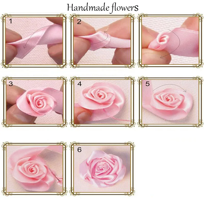 Cintas de Satén de Seda para Manualidades, Lazo Hecho a Mano de Decoración de Boda o Fiesta, Papel de Regalo, 25 Yardas/Rollo, 6, 10, 15, 20, 25, 40