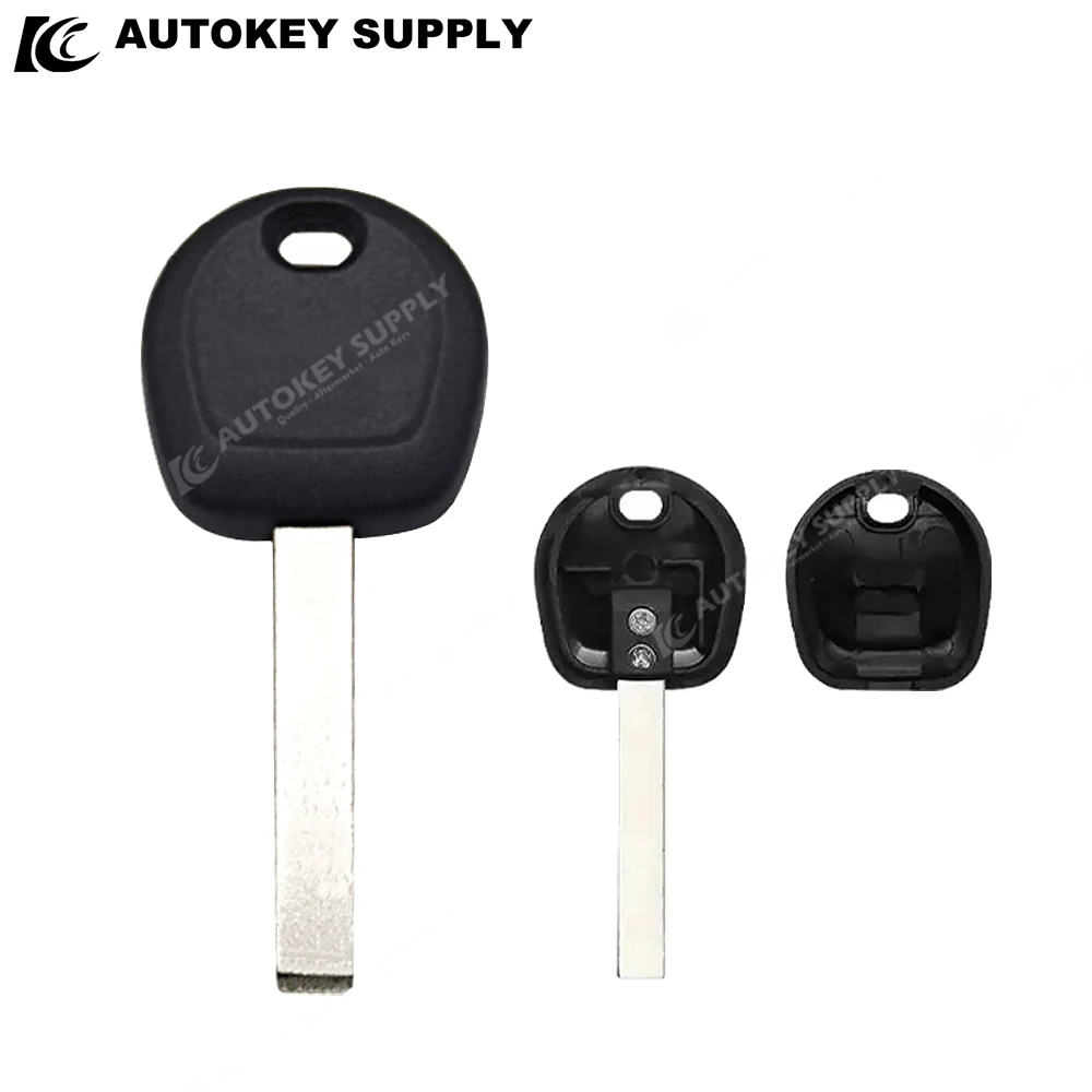 AutokeySupply For Transponder Key Hu100 Blade Shell With Logo AKGMS271