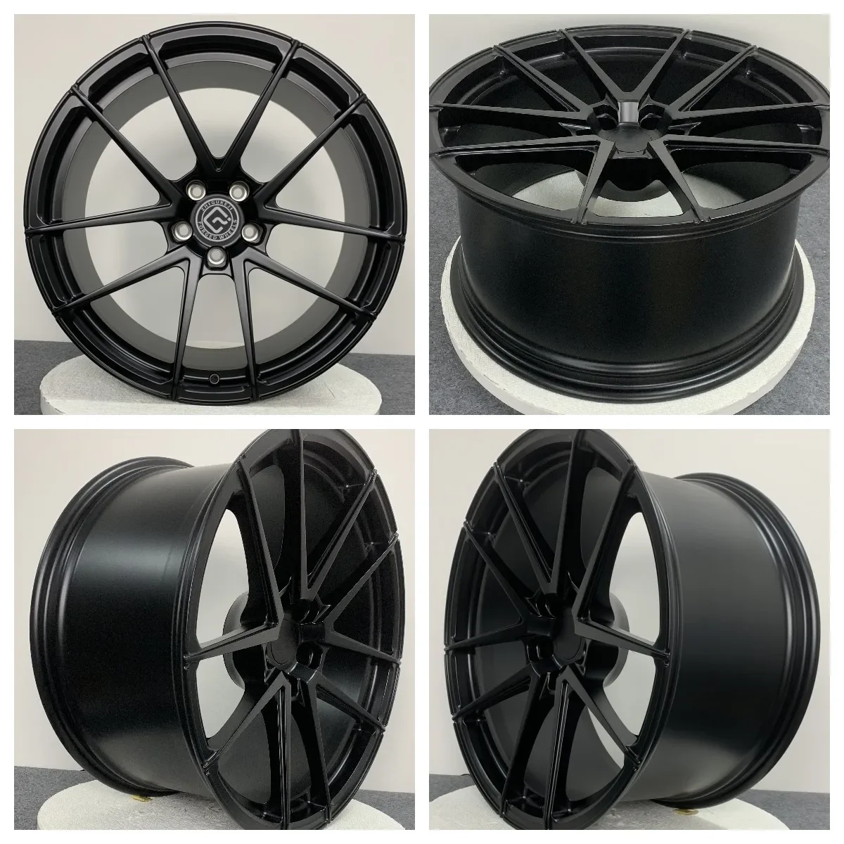 New 17-21 Inch Forged Racing Car Wheels Polished Alloy Rims with 100mm PCD 25-40mm ET