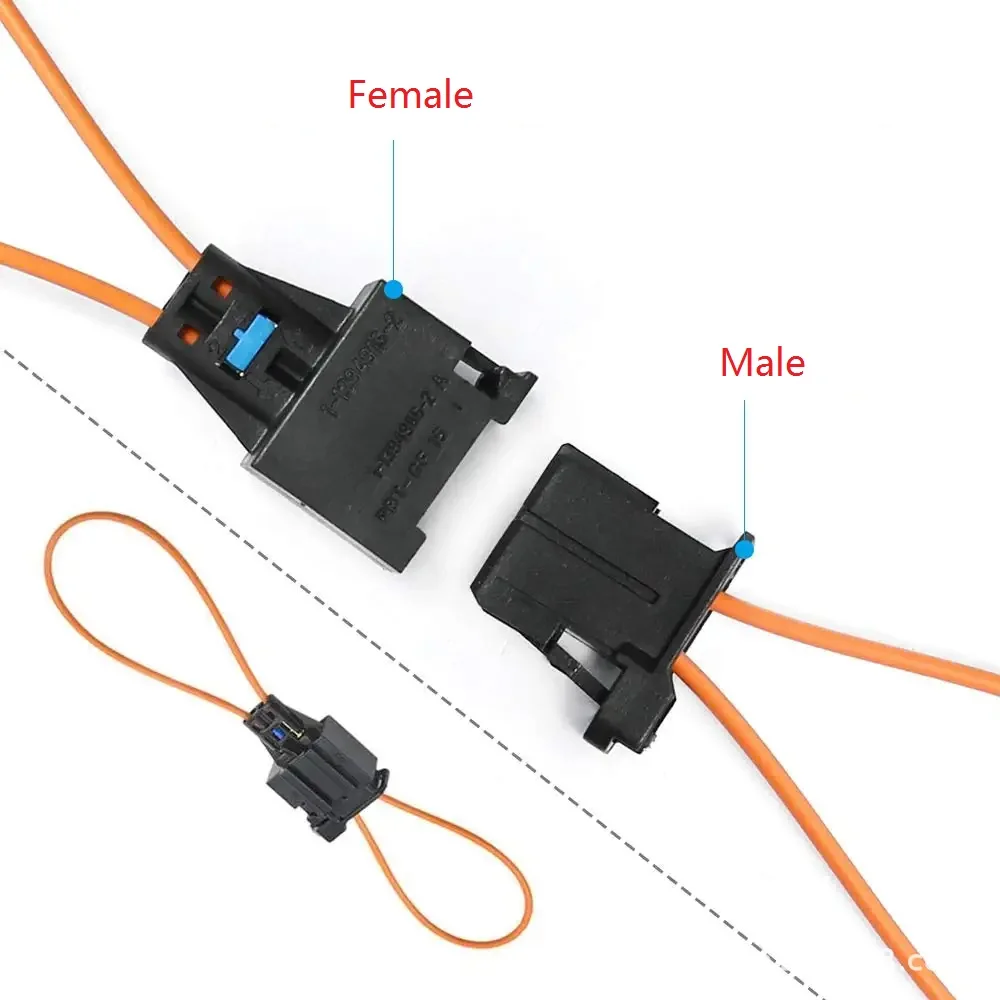 Most Fiber Optic Loop Male Female For Bmw Porsche Mercedes Audi Bypass Connector Automobiles, Parts & Accessories