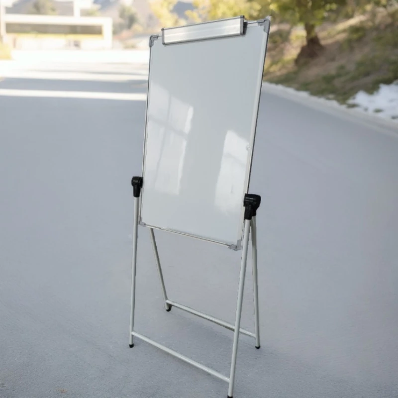Bracket whiteboard A-shaped double sided whiteboard paper sandwich lifting whiteboard home message board magnetic