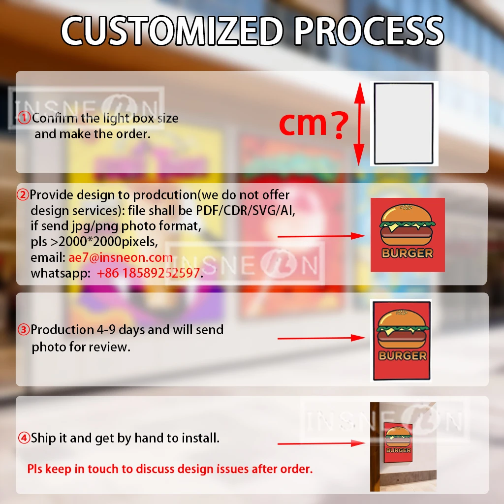 Placa de sinal ao ar livre led sinal personalizado logotipo publicidade painel luz sinais parede luminosa néon carta acrílico display iluminado impressão