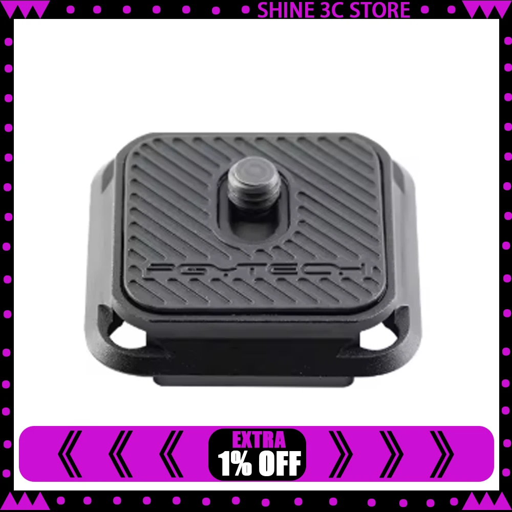 Adaptateur de fixation rapide PGYTECH V2 pour appareil photo Sony/Nikon/DJI, montage rapide avec adaptateur pour trépieds