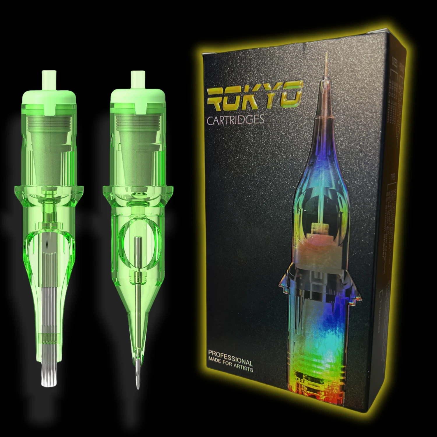 

Pro RL/RM картриджи для татуировки 20 шт. одноразовые безопасные иглы круглый лайнер Magnum для тату-машин