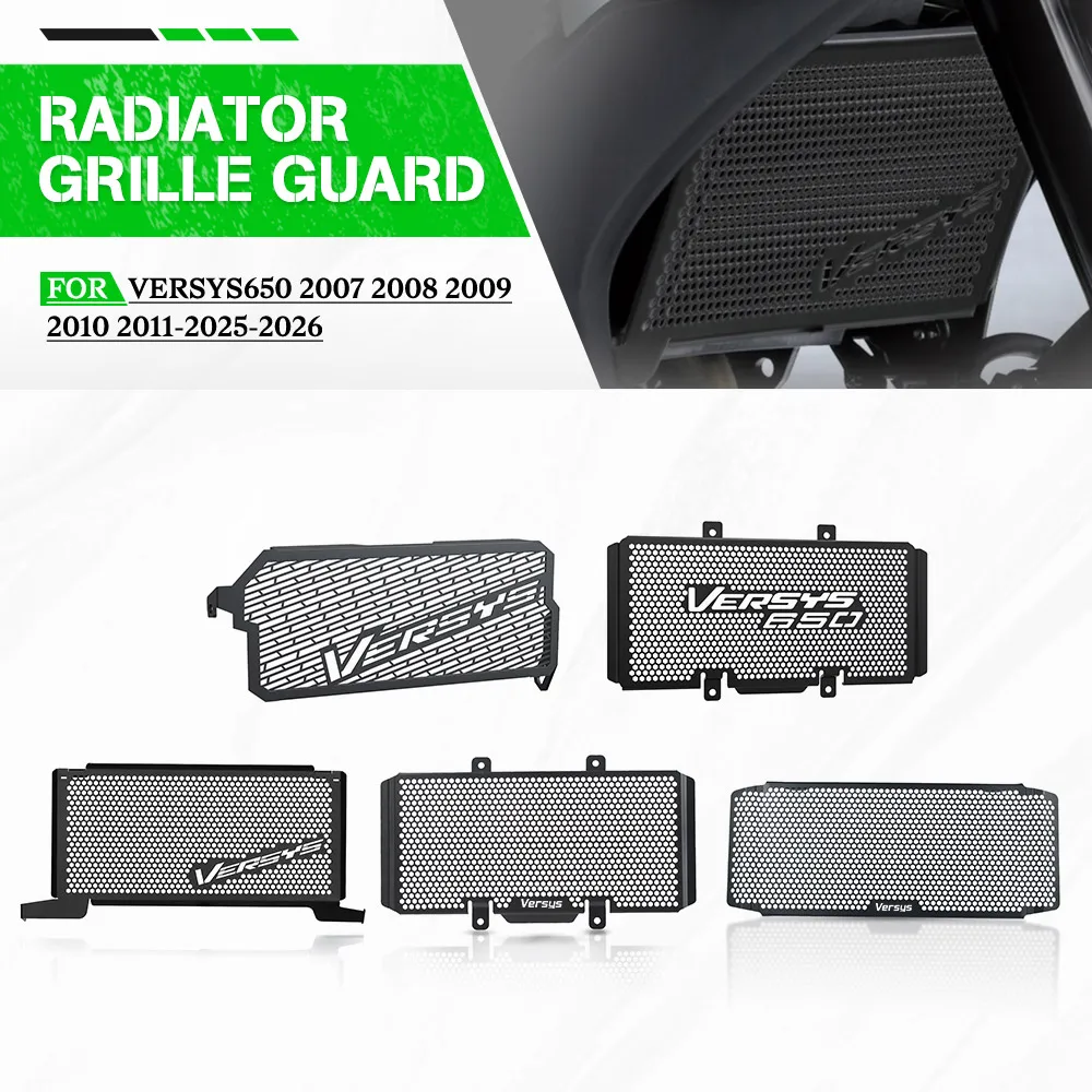

For Kawasaki Versys 650 Versys650 2007 2008 2009 2010-2024-2025-2026 New Motorcycle Accessories Radiator Guard Cover Protector