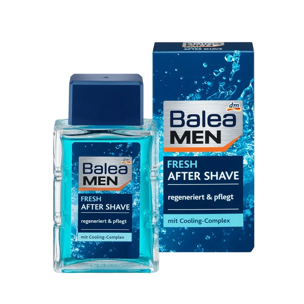 Germany Balea Men Fresh After Shave Water Toner 100ml Moisturizing Nourishing Shrinking Pore Promote Skin Regeneration Skin Care