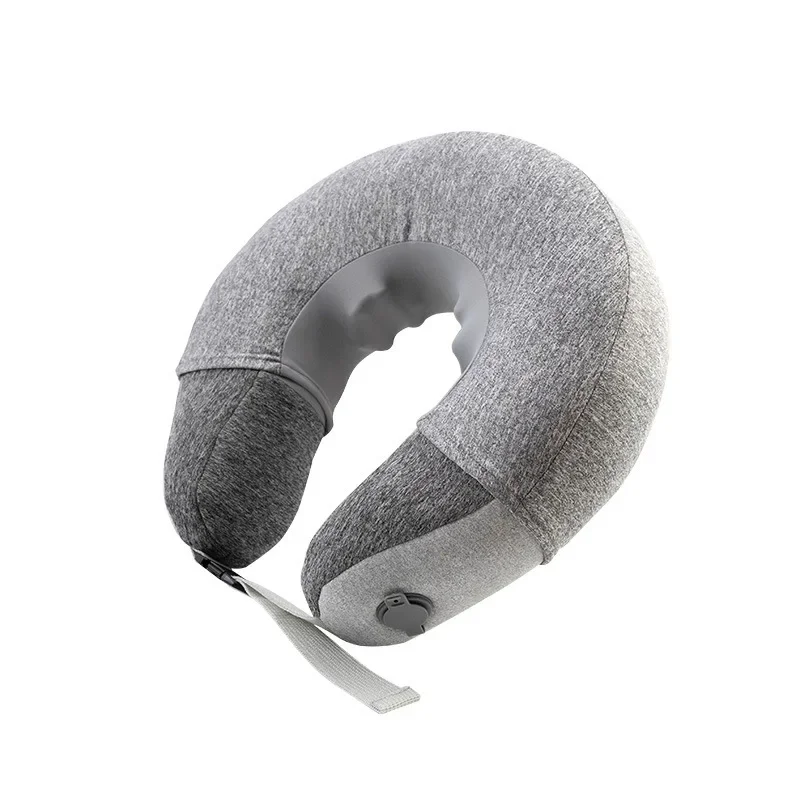 25 New Cervical Neck Massager Automatic Inflation Portable U-Shaped Massage Pillow Trapezius Muscle fast shipping
