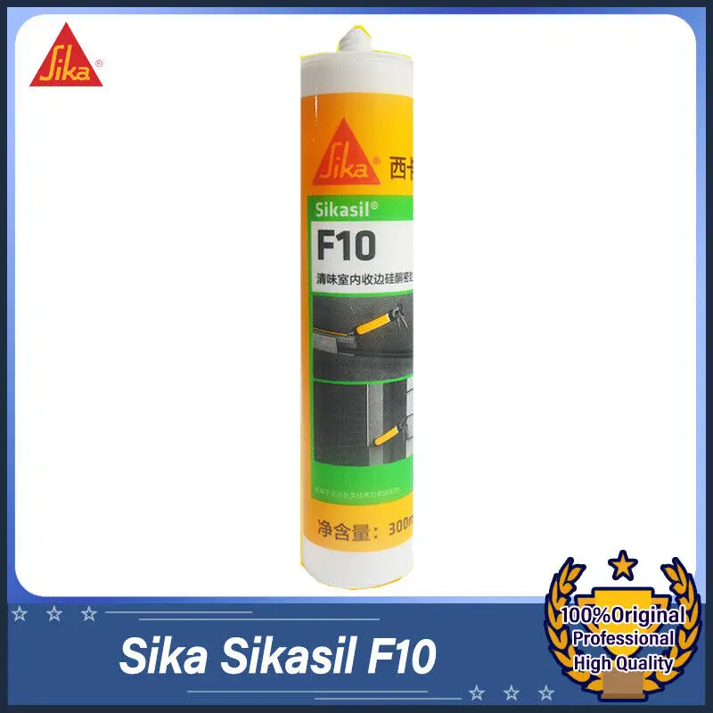 

Sika Sikasil F10 300 мл силиконовый герметик с прозрачным запахом и превосходным уплотнением кромок