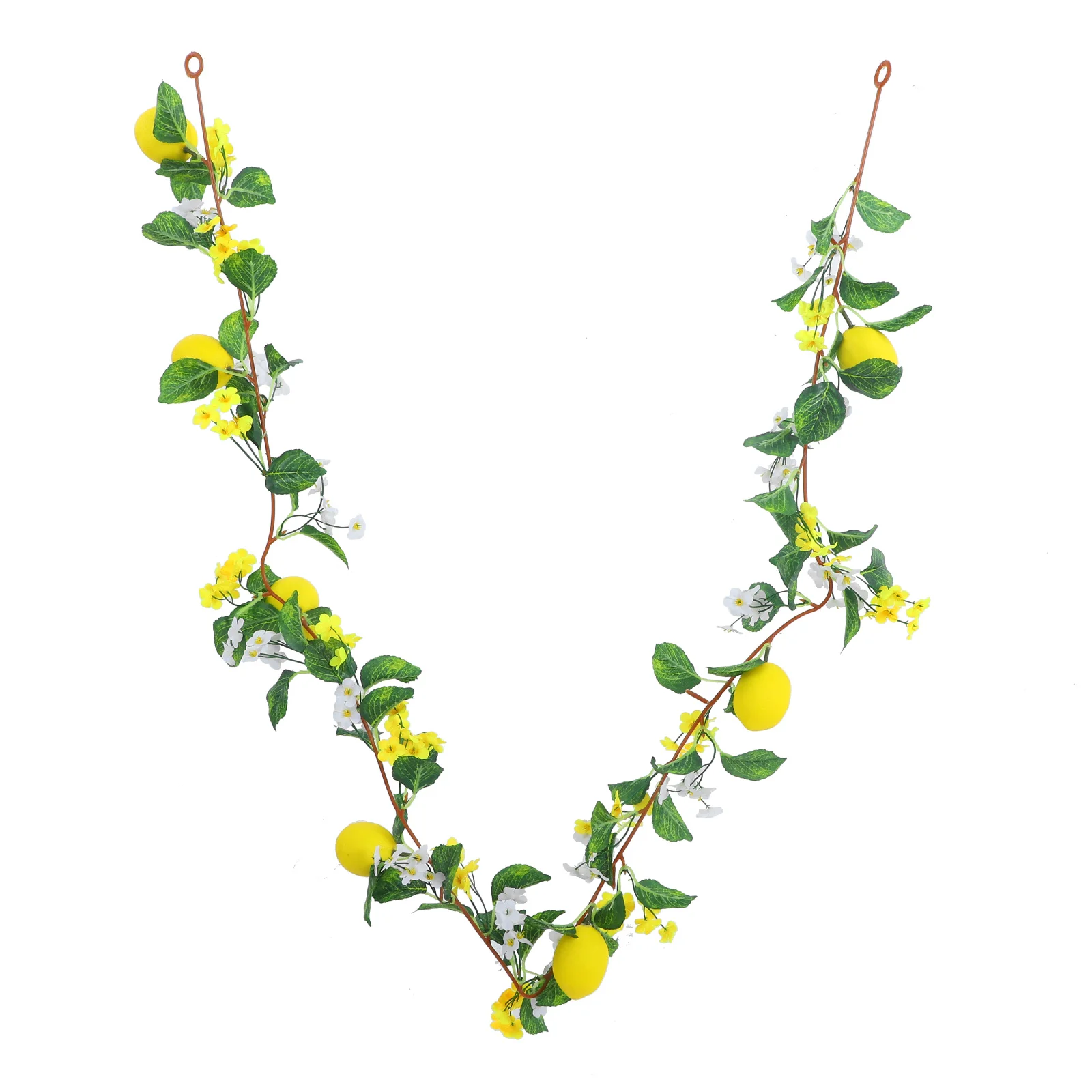 

Simulated Lemon Plants Artificial Garland Spring Vines Decor Home Door Holiday Crafts Fake Eucalyptus Lemon Vine