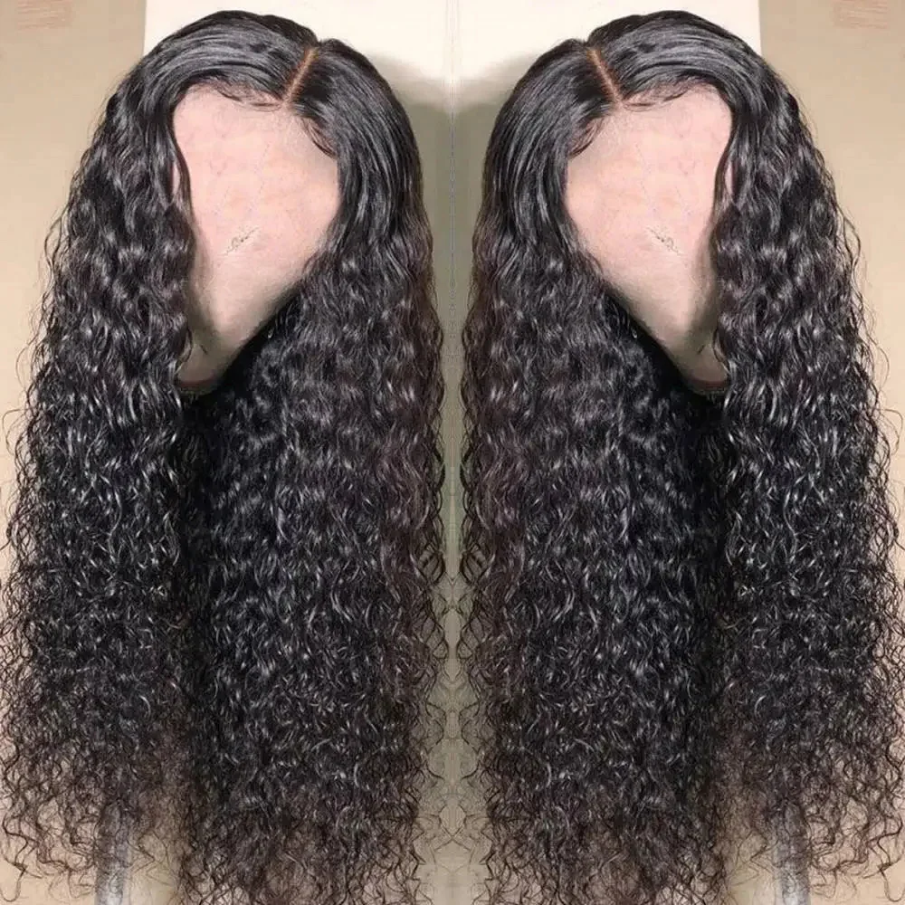 

HD 13x6 Lace Front Human Hair Wigs Deep Wave 13x4 Transparent Lace Frontal Wig 200% Curly Pre Plucked Remy Wigs For Black Women