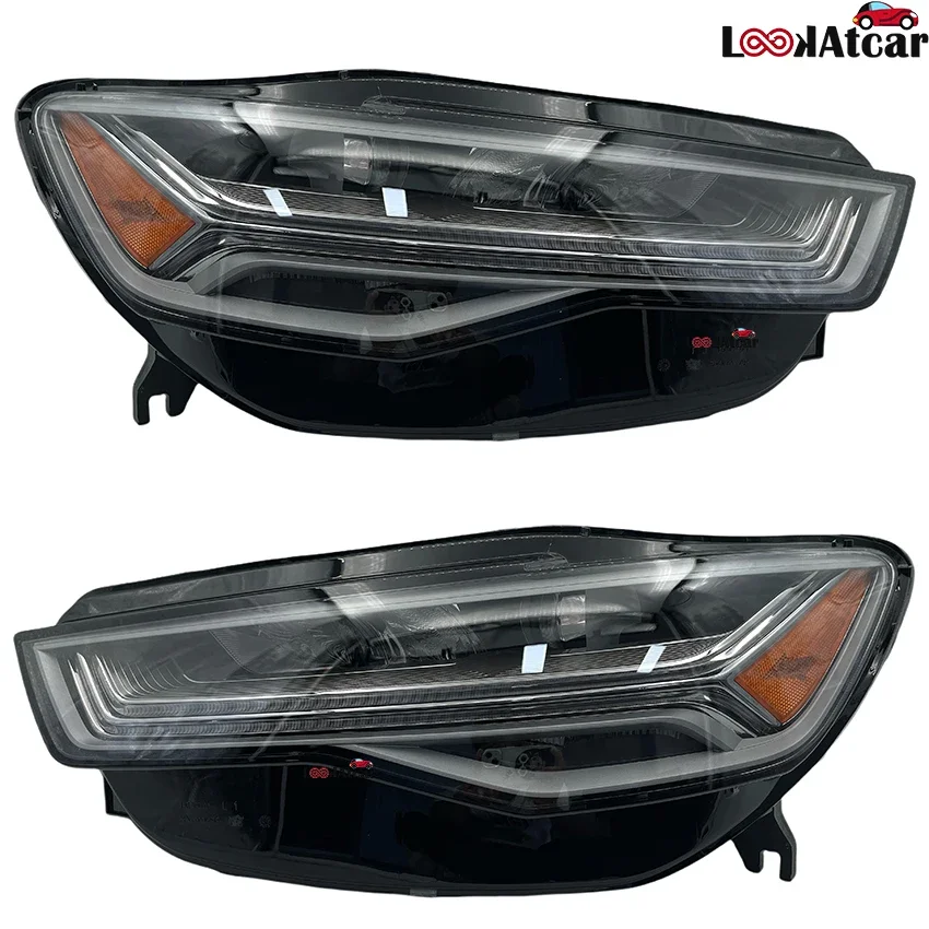

For A6 Headlight C7 S7 LED Headlights Assembly of 2016-2018 Audi Car Front Car Headlamp OEM Part Set