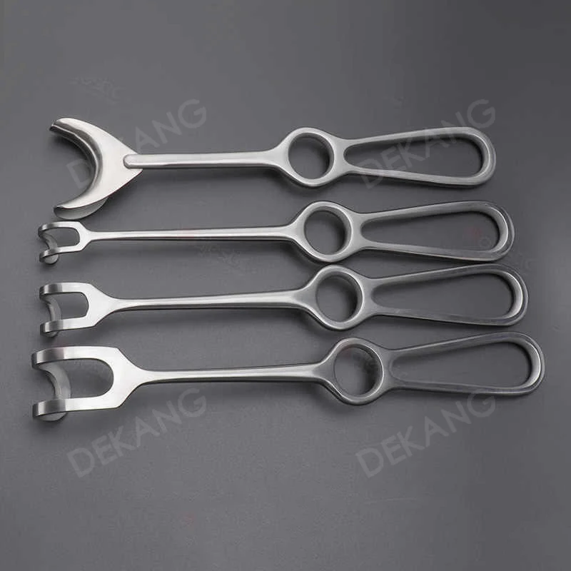 สแตนเลสจัดฟันเทียมภาพเคลื่อนย้ายหัว Retractor Lip มุมตะขอ