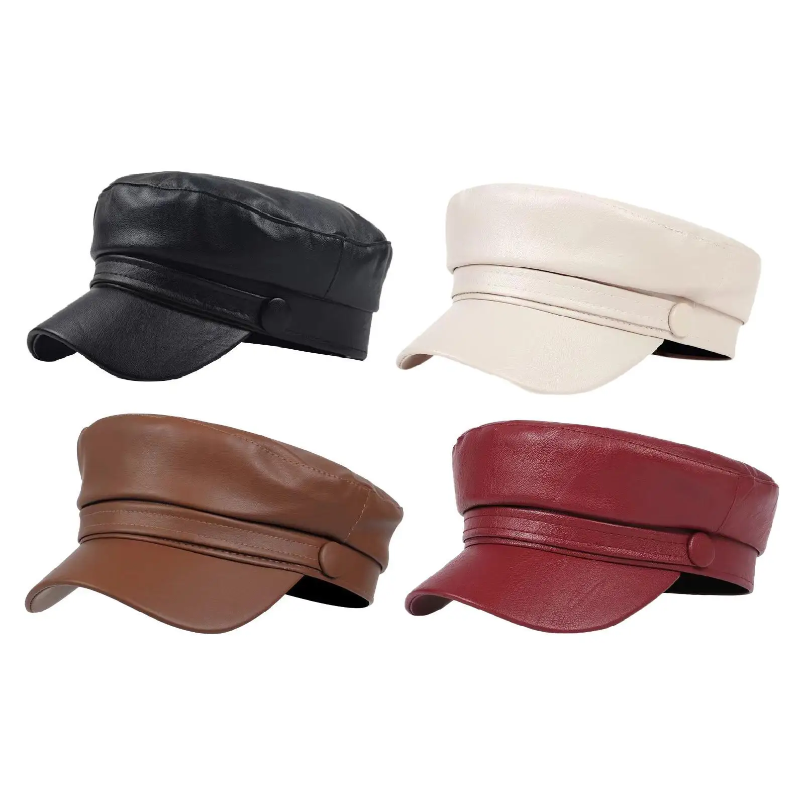 قبعة موزع الصحف كمان قبعة يخت كابتن بحار قبعة السفر المرأة قبعة البيريه