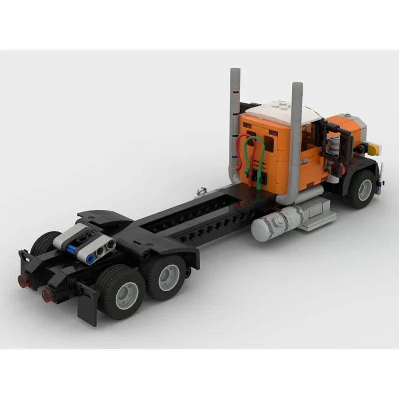 

MOC-173735 New Classic Flatbed Truck Building Block Model 534 Parts Creative Boys' Children's Birthday Building Block Toy Gift