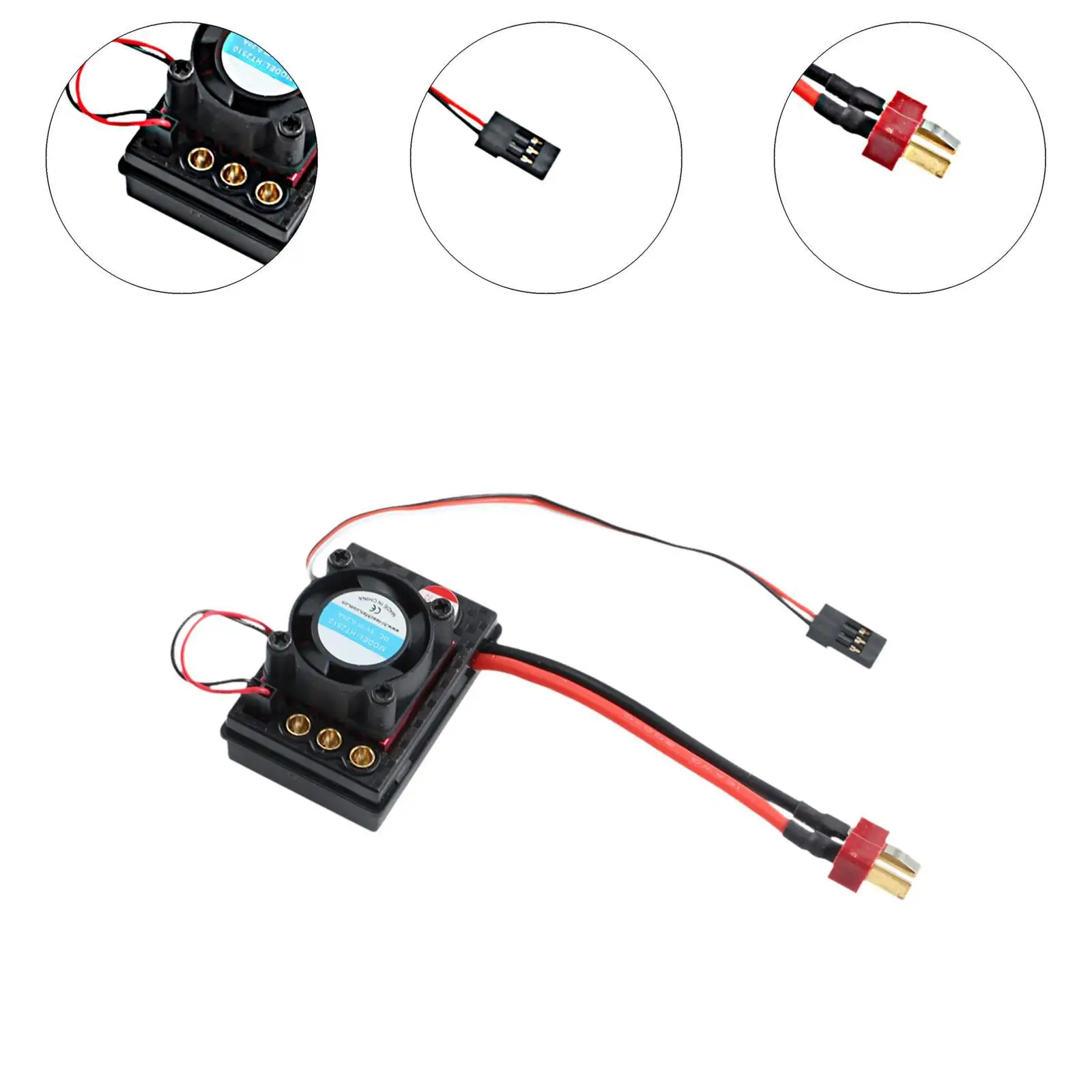 35A Brushless ESC DIY อะไหล่ทดแทนสำหรับการดัดแปลงสำหรับรุ่น 124017 144010 ขนาด 1/14