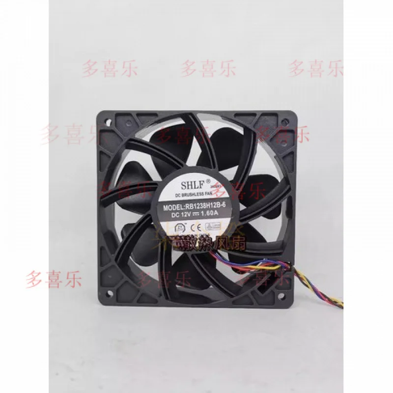 

ZMZM ДЛЯ SHLF RB1238H12B-6 12038 DC12V 1.6A 12CM 4-проводной охлаждающий вентилятор