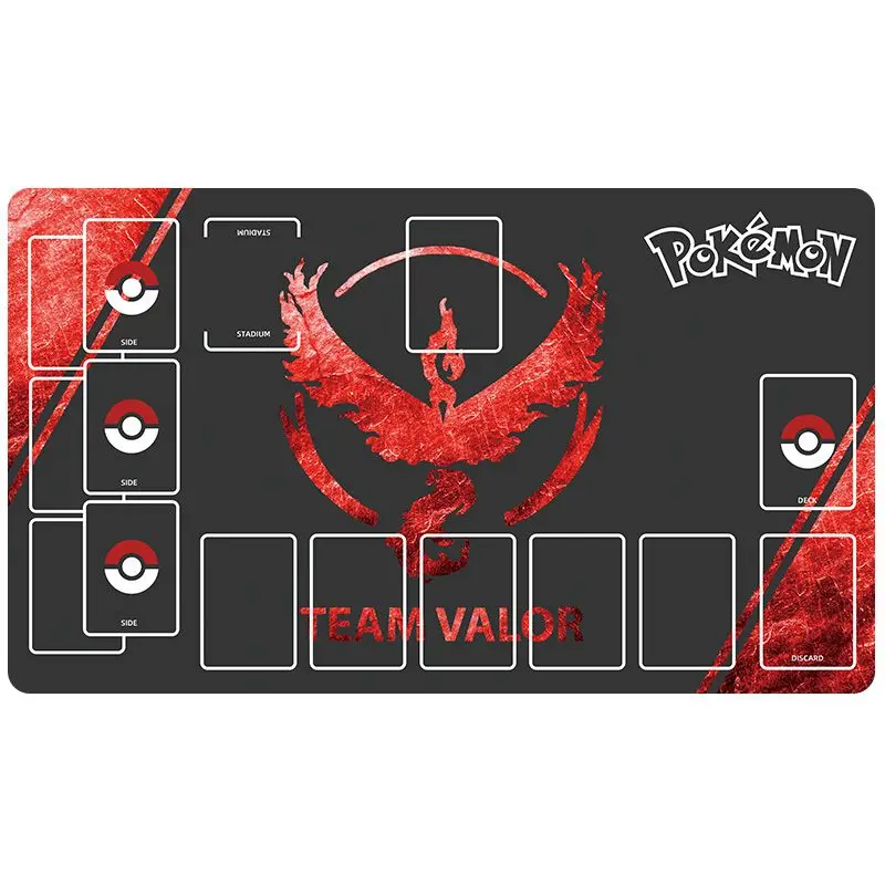 แผ่นรองการ์ดโปเกมอน DIY ลายการ์ตูนอนิเมะ พิคาชู ดิสก์ดวล การ์ตูน อีวุย แผ่นรองการ์ด เก็นการ์ แผ่นรองการ์ดยางหนา ของขวัญ ของเล่น