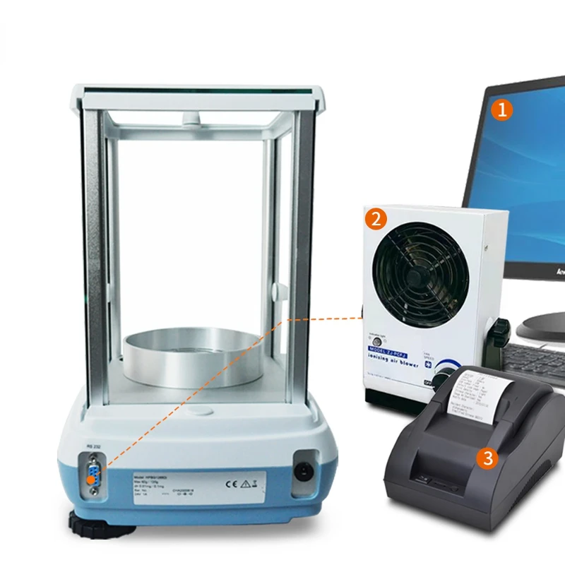 0.01mg  0.00001g Micro Analytical Balance 5 Digits Laboratory Precision 