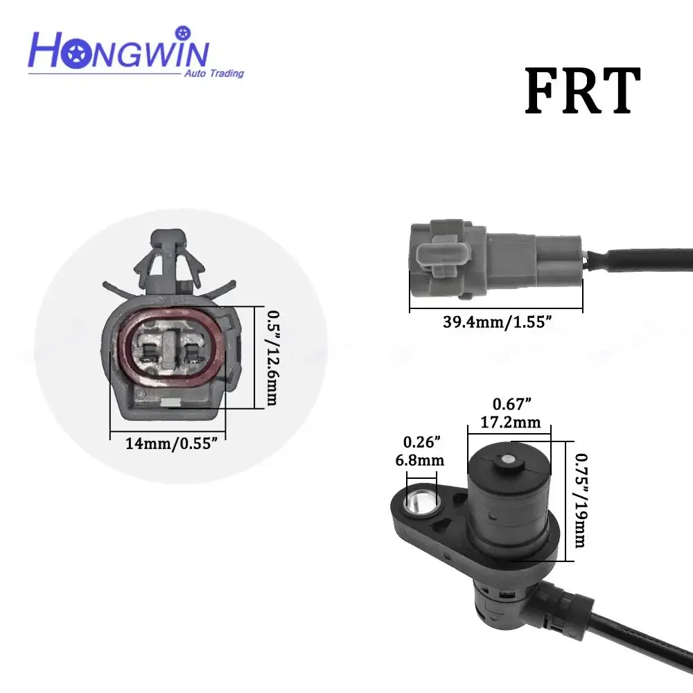 مستشعر سرعة العجلات ABS لسيارة Toyota Corolla 1.8L 03-08 89543-12070 89542-12070 89516-12010 89516-12020 8954202050 ALS1393 5S6765