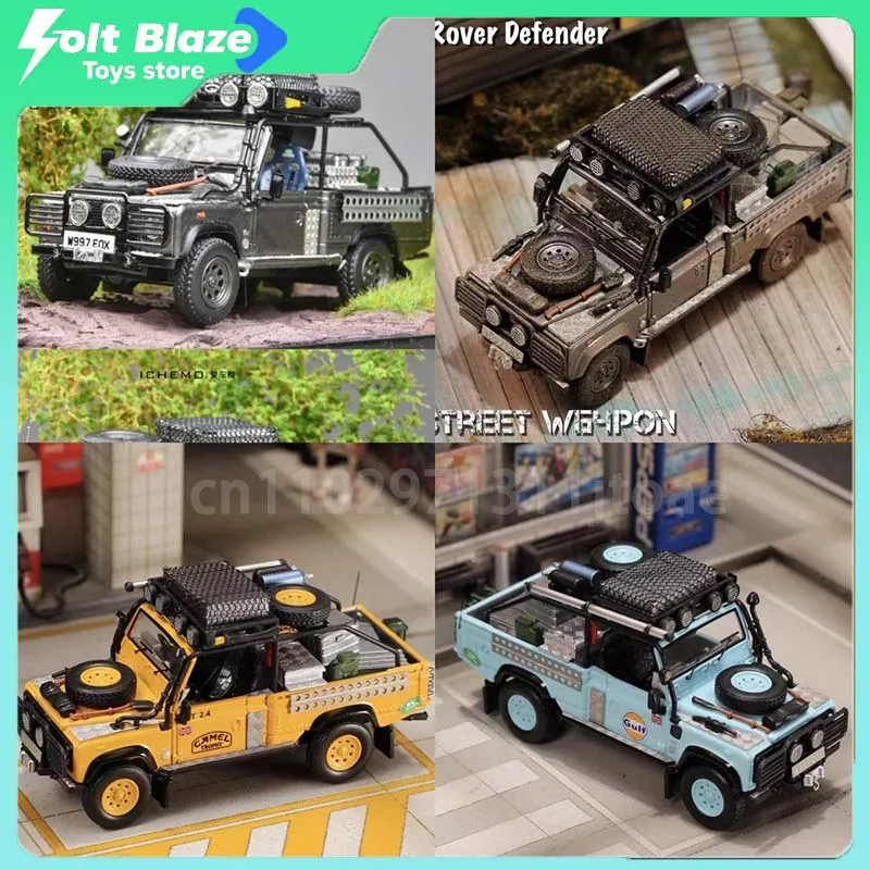 

SW /64 Land Rover Defender 110 Tomb Raider Model Car Street Car Model Room Display Boy Collection Birthday Toys Christmas Gifts
