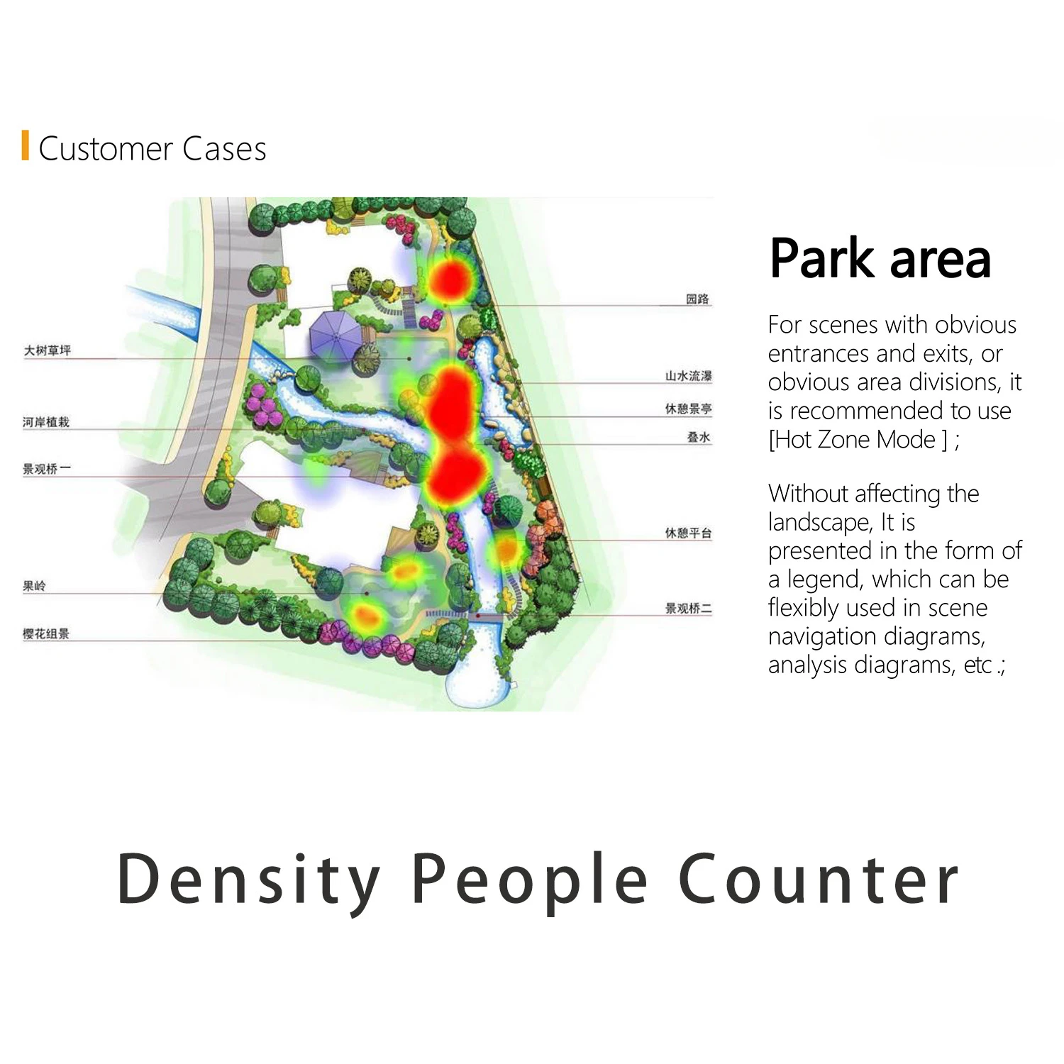 Pedestrian Street Heat Map Alternative 3D Footfall Counter Exhibition People Counter Apartments Entrance Traffic