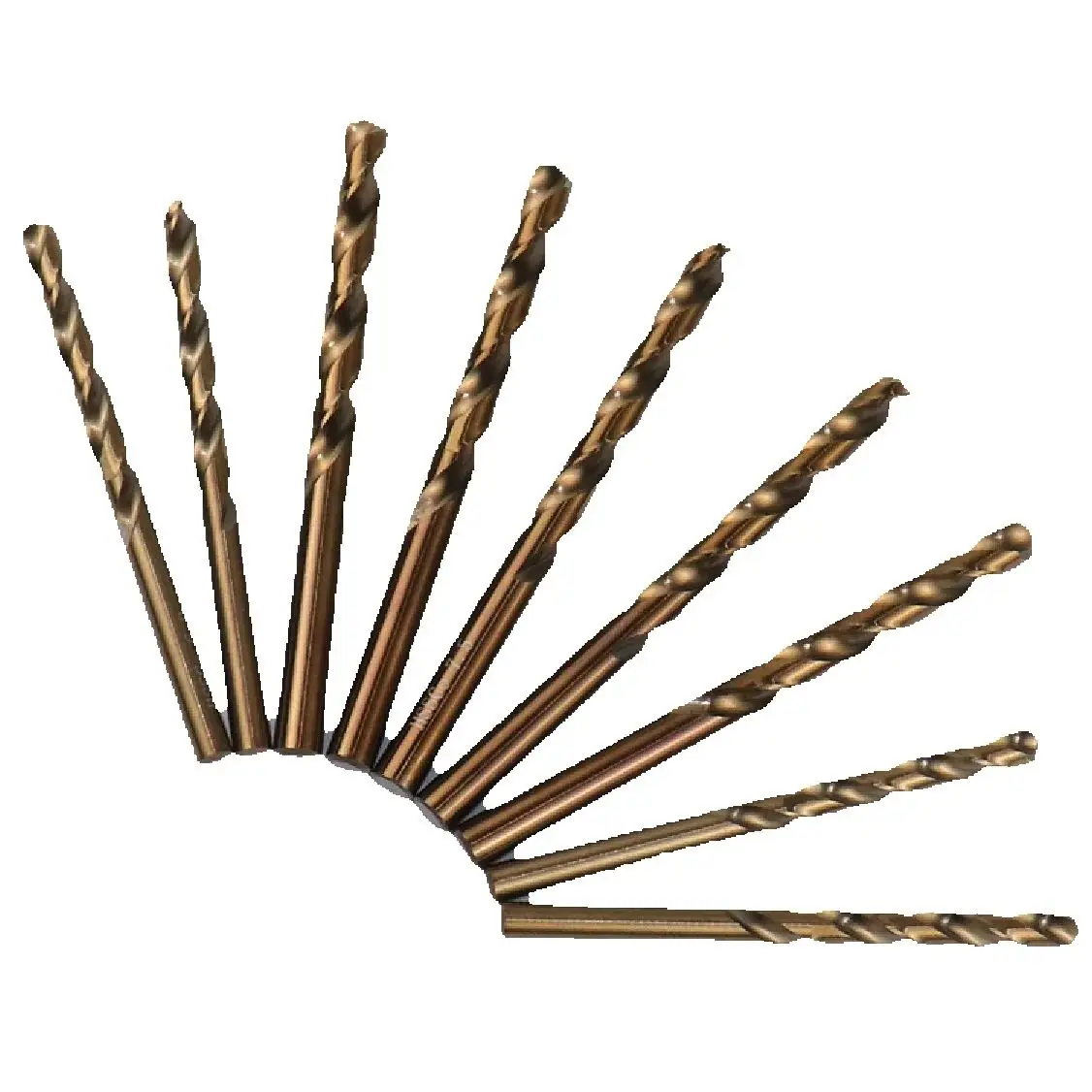 

Metric Drill Bits Set 13pc HSS 1.5-6.5mm Round Shank Twist Drill Bit Set Titanium Coated Drilling Hole for Metal PVC Board