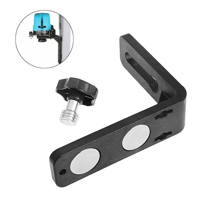 L Laser Bracket Supper Strong Magnetic Laser Leveling Support Attracts L-Bracket 5/8 1/4