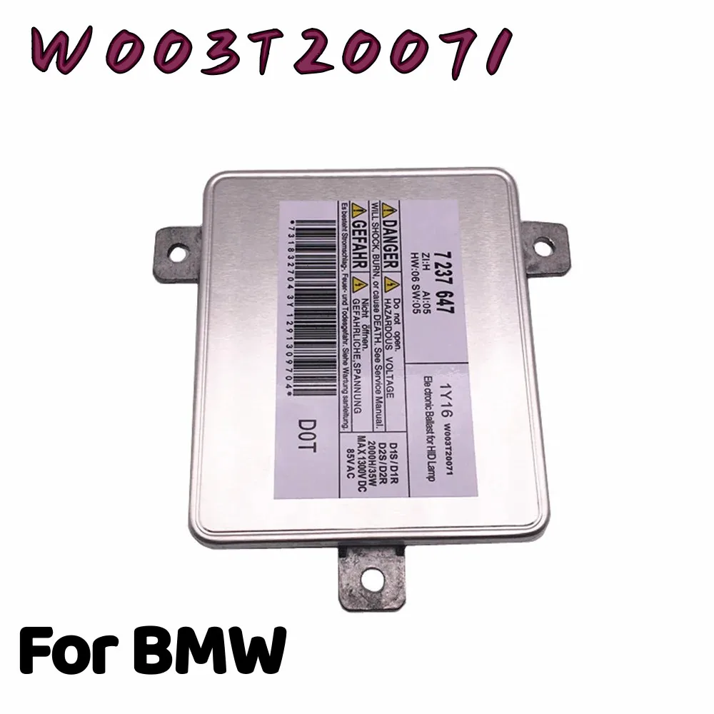 

W003T20071 HID Xenon Headlight HID Ballast Module For BMW X1 E84 E90 F10 F11 F01 F07 7237647 7318327 63117237647 63117318327