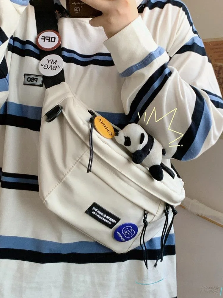 men's-faionable-dumpling-aped-crossbody-bag-lightweight-waist-bag-spor-men's-bag-sli-chest-bag-new-2025-model