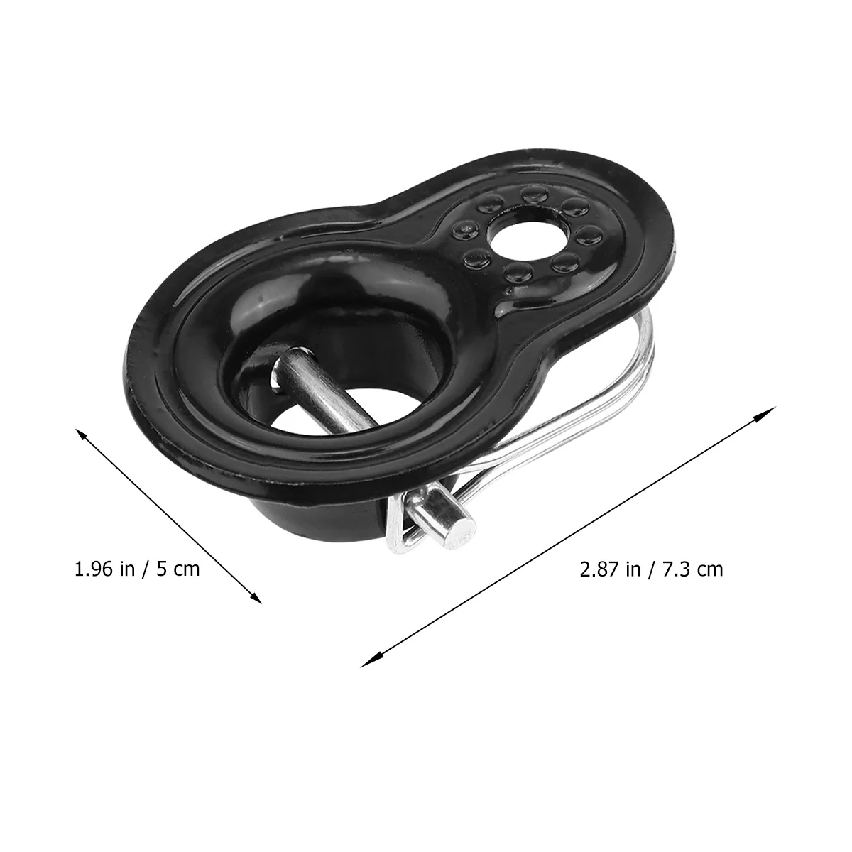 

1 set Bicycle Traction Head Stainless Steel Bike Trailer Hitch Coupler Durable Compact for Baby Pet Family Cycling Riding
