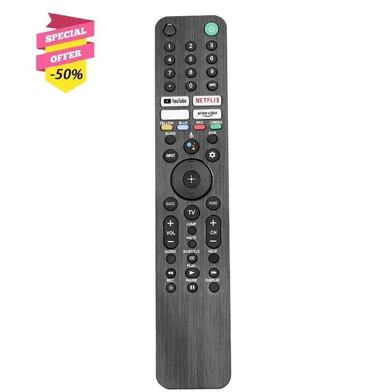 

RMF-TX520U Voice Remote Control For Sony TV KD-43X80J KD-43X85J KD-50X80J KD-50X85J KD-55X79J KD-55X80CJ XR-50X90J XR-50X94J