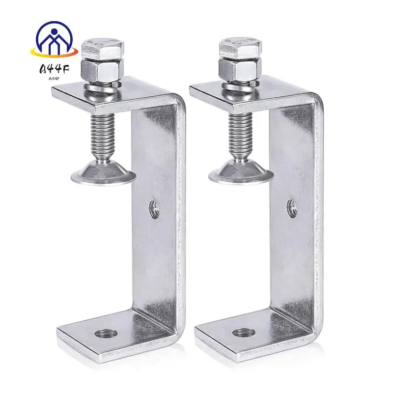 A44F-Clamp Heavy Duty Clamp Metal C Clamp Woodworking C-Clamp With Wide Jaw Opening (130MM),2PCS