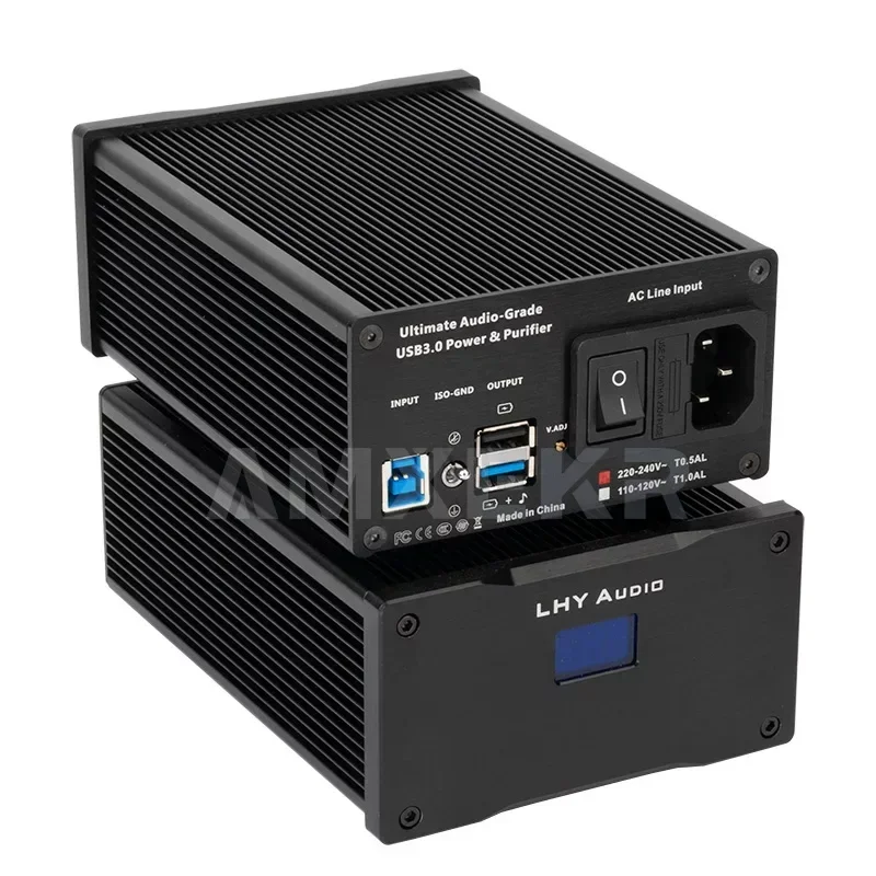 LHY Audio USB3.0 HiFi Purifier Balance Signal Filtering Noise Built-in 25W Fever DC Linear Power Supply 2025 Model