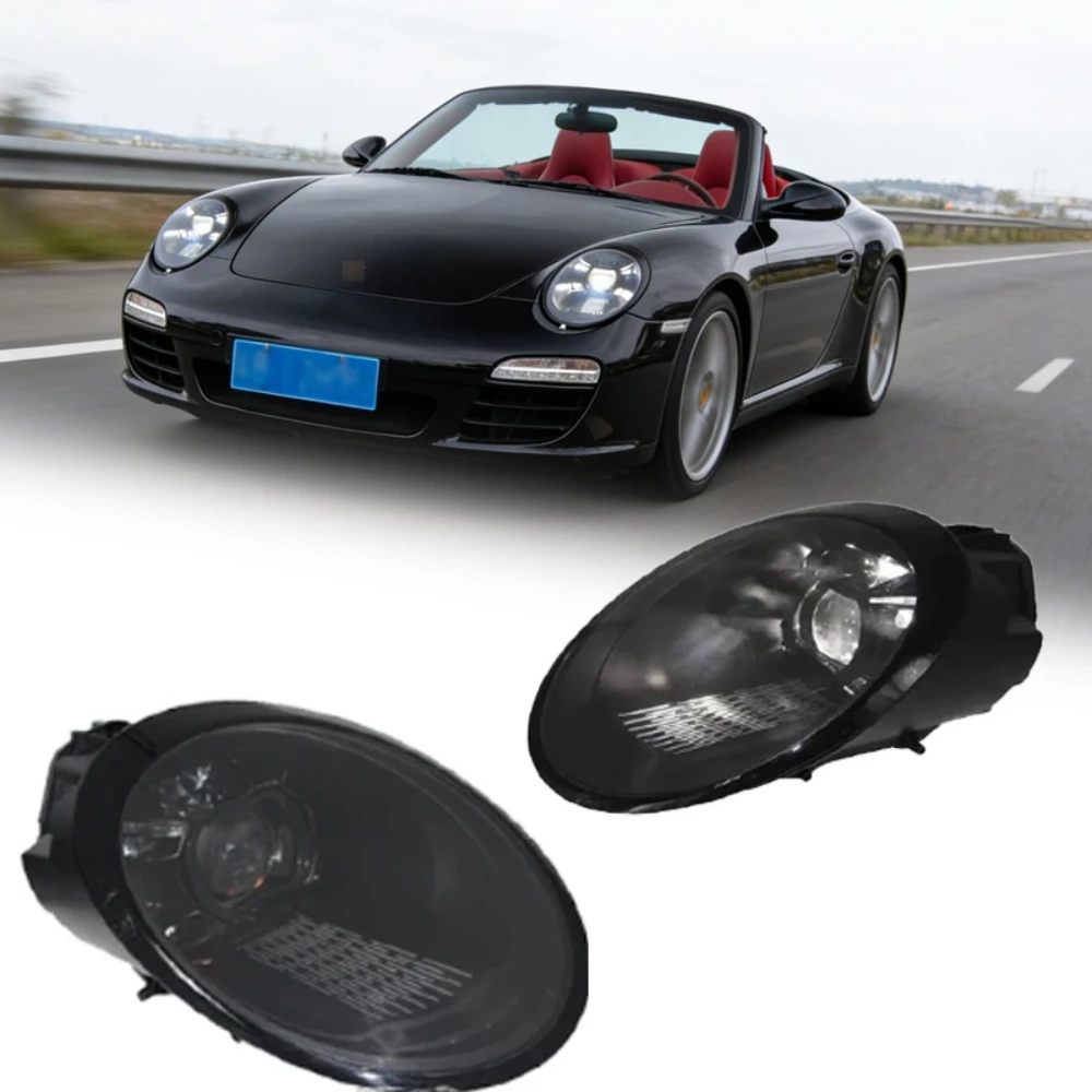 

Автомобильные фары TYPY для Porsche 911 997, фары 997.1 997.2, полностью светодиодные матричные фары, проекторные передние фары, DRL, Plug & Play.